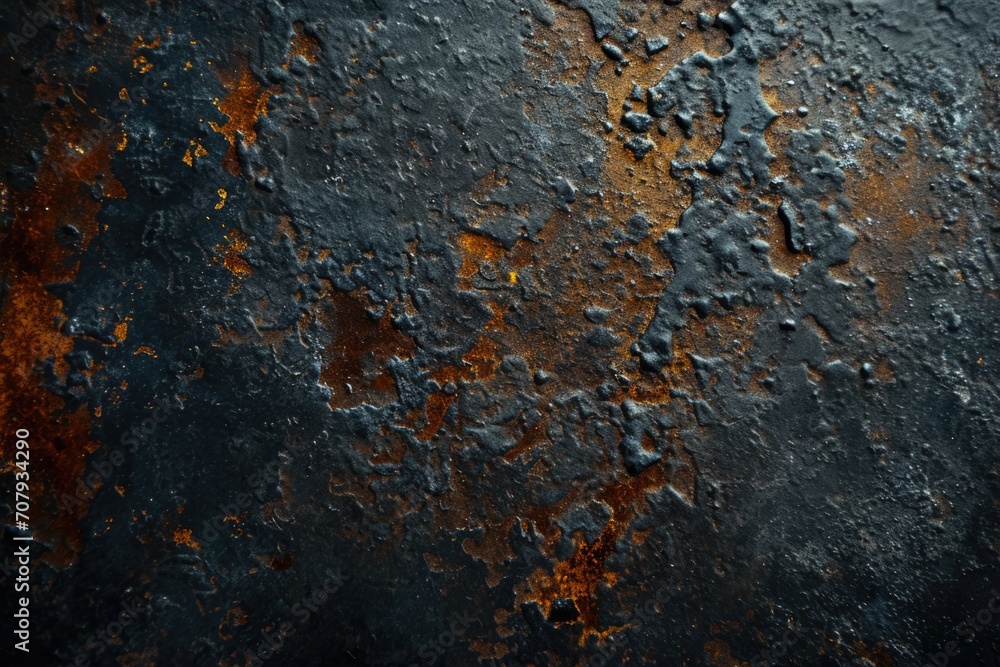 A detailed close-up of a rusted metal surface. This image can be used to depict decay, deterioration, or an industrial setting A detailed close-up of a rusted metal surface. This image can be used to depict decay, deterioration, or an industrial setting