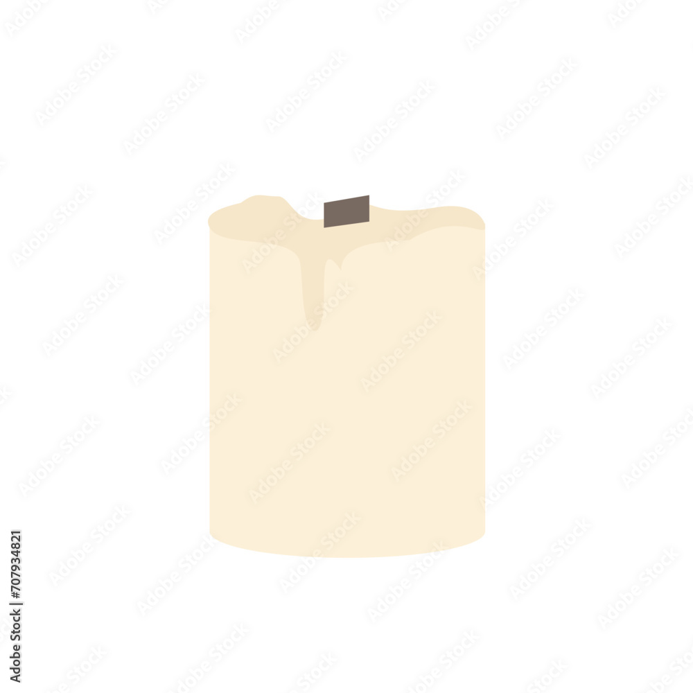 Hygge soy candle vector illustration Hygge soy candle vector illustration