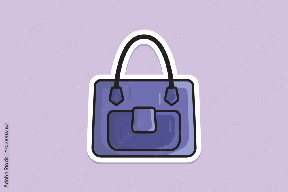 Fashionable Women's Hand Bag vector illustration. Beauty fashion objects icon concept. New arrival women stylish purse vector design. Fashionable Women's Hand Bag vector illustration. Beauty fashion objects icon concept. New arrival women stylish purse vector design.