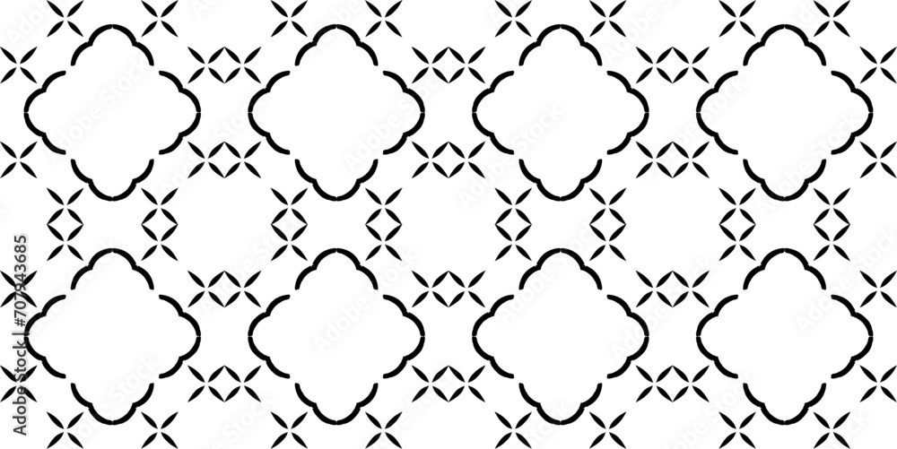 Fototapeta premium decorative seamless pattern background with openwork ornament 