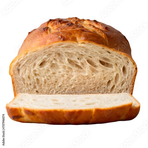 sandwich bread, isolated, white and transparent background