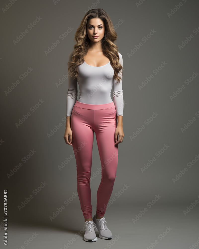 portrait of a woman, model posing in studio, Beautiful Woman Wearing Sportswear
portrait of a woman, model posing in studio, Beautiful Woman Wearing Sportswear