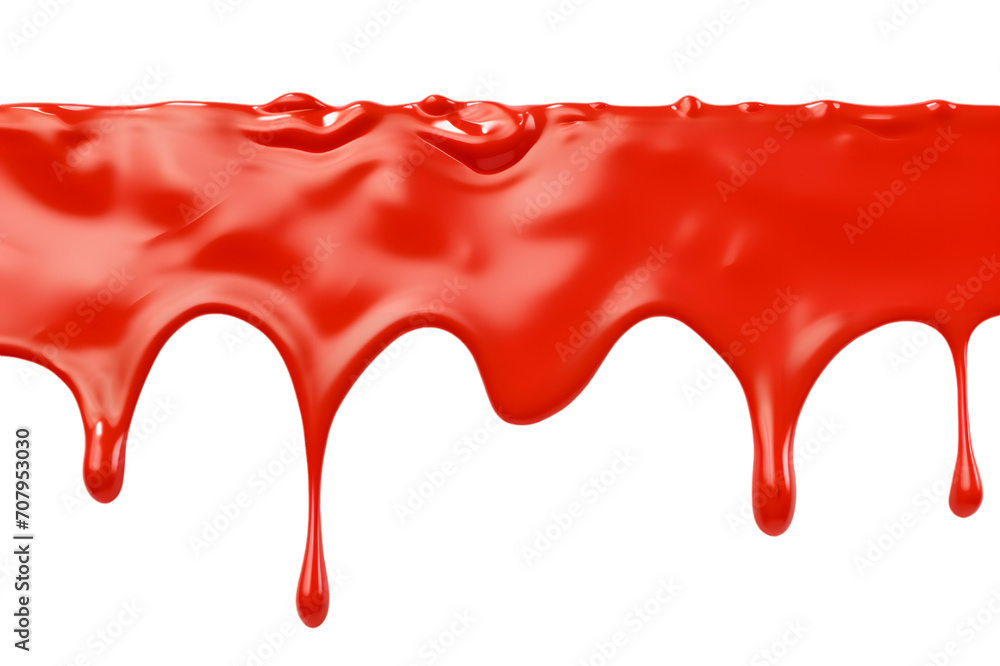 Red ketchup or red liquid sause splash isolated on transparent background Red ketchup or red liquid sause splash isolated on transparent background