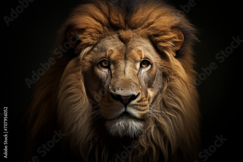portrait of a lion © mical