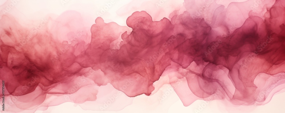 Maroon abstract watercolor background