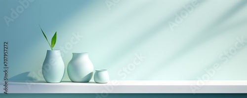 Mint background image for design or product presentation