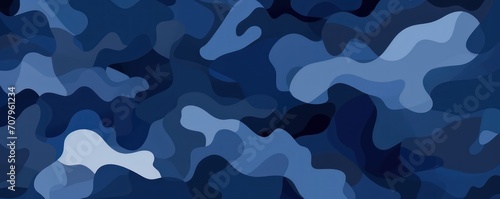 Navy camouflage pattern design poster background  photo