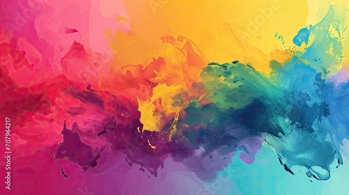 Abstract watercolor background. Colorful abstract background © Олег Фадеев