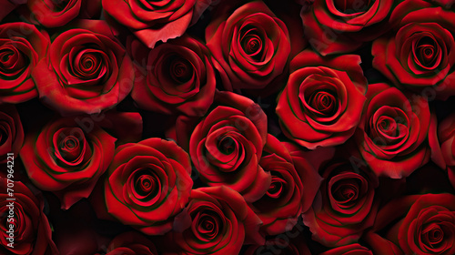 Natural red roses texture background