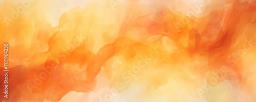 Orange abstract watercolor background