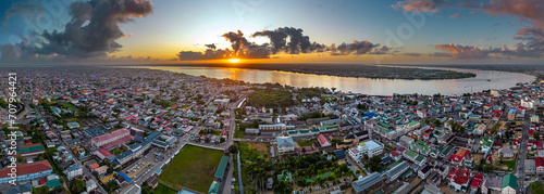 Panorama of Paramaribo, Surinam