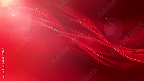 Sophisticated and sleek red background with a wave and sparks for business presentation use, red background or wallpaper