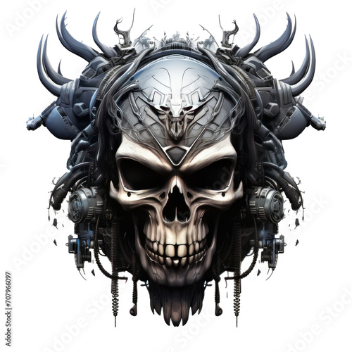 Skull t shirt sticker logo, military skull, weapons, dark art, Hight detailed