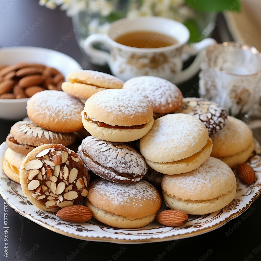 cookies on a plate cookies on a plate