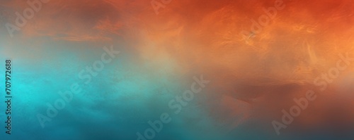 Rust gradient background with hologram effect  photo