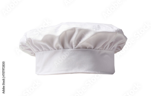 White chef hat isolated