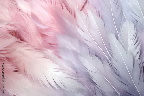 Silver pastel feather abstract background texture 