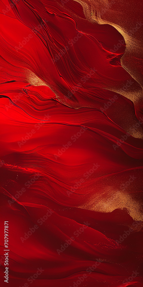 Red and gold abstract painting wallpaper, in the style of minimalist backgrounds, ominous vibe Red and gold abstract painting wallpaper, in the style of minimalist backgrounds, ominous vibe