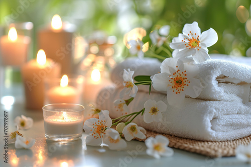 Spa treatments  massages  and calming spa environments supplies