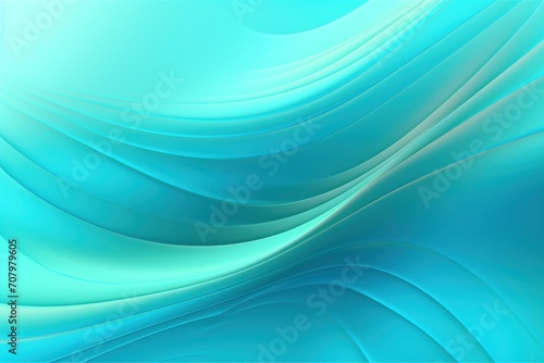 Turquoise gradient background with hologram effect 