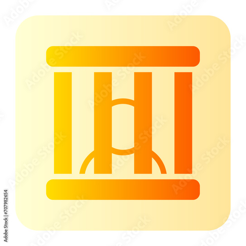 prisoner gradient icon