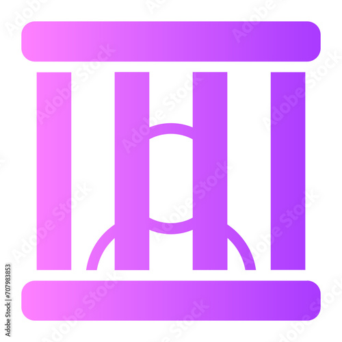 prisoner gradient icon