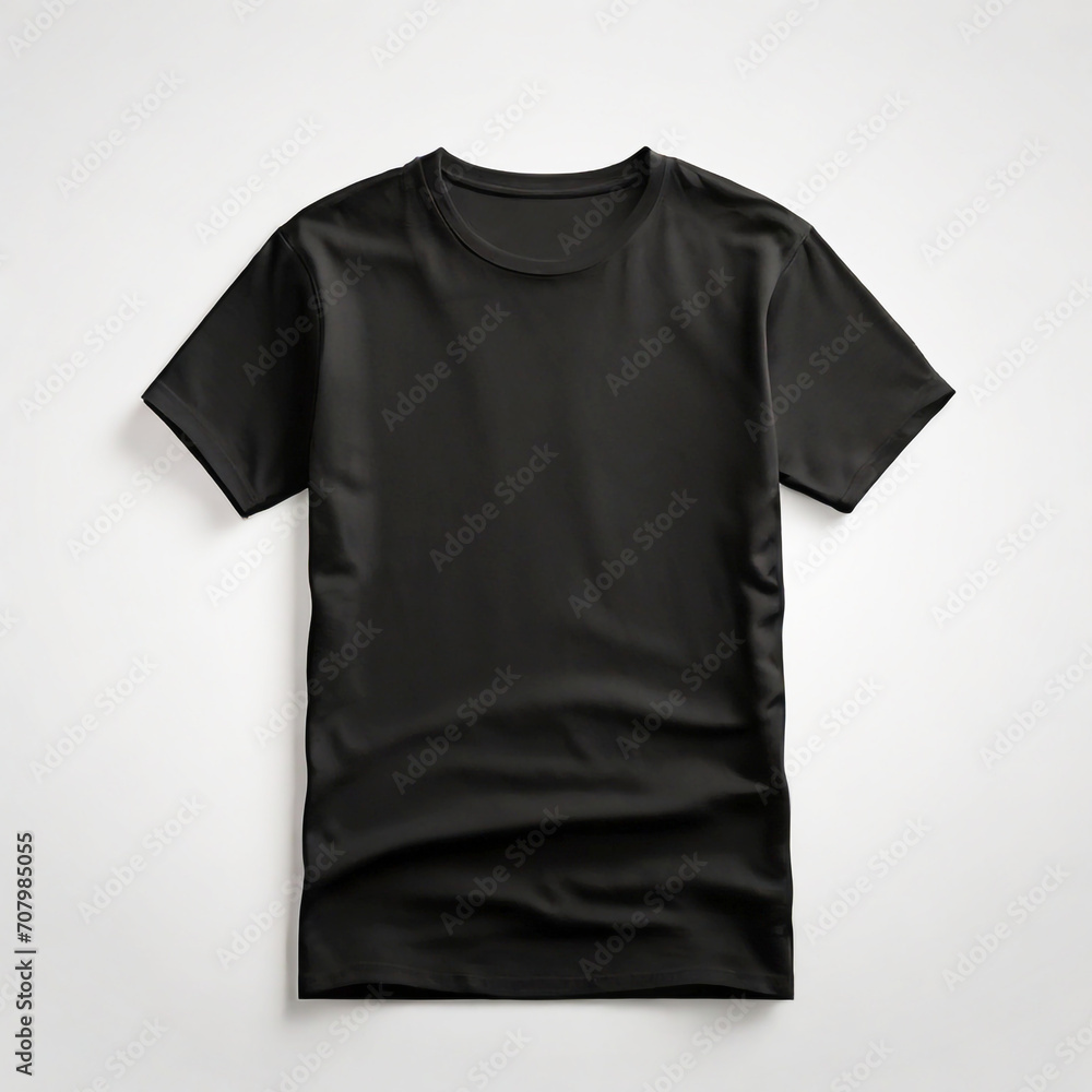 Blank Black T-shirt Mockup Design Template for Advertisement.Men Isolated short Sleeve Wear Front Cotton Shirt Textile Clothing Fashion Mockup.Model Body People Retail Style Concept Apparel Blank Black T-shirt Mockup Design Template for Advertisement.Men Isolated short Sleeve Wear Front Cotton Shirt Textile Clothing Fashion Mockup.Model Body People Retail Style Concept Apparel