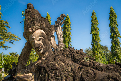 Sala Keoku or Sala Kaew Ku or Wat Khaek Sculpture Park Nong Khai, Thailand photo