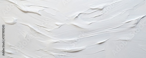Zaffre closeup of impasto abstract rough white art painting texture photo