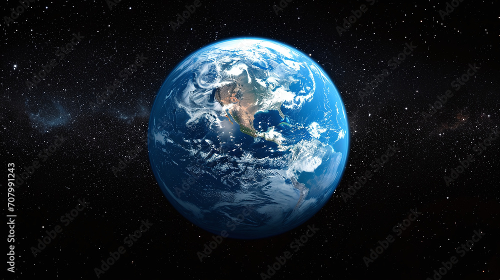 View of planet Earth from space View of planet Earth from space