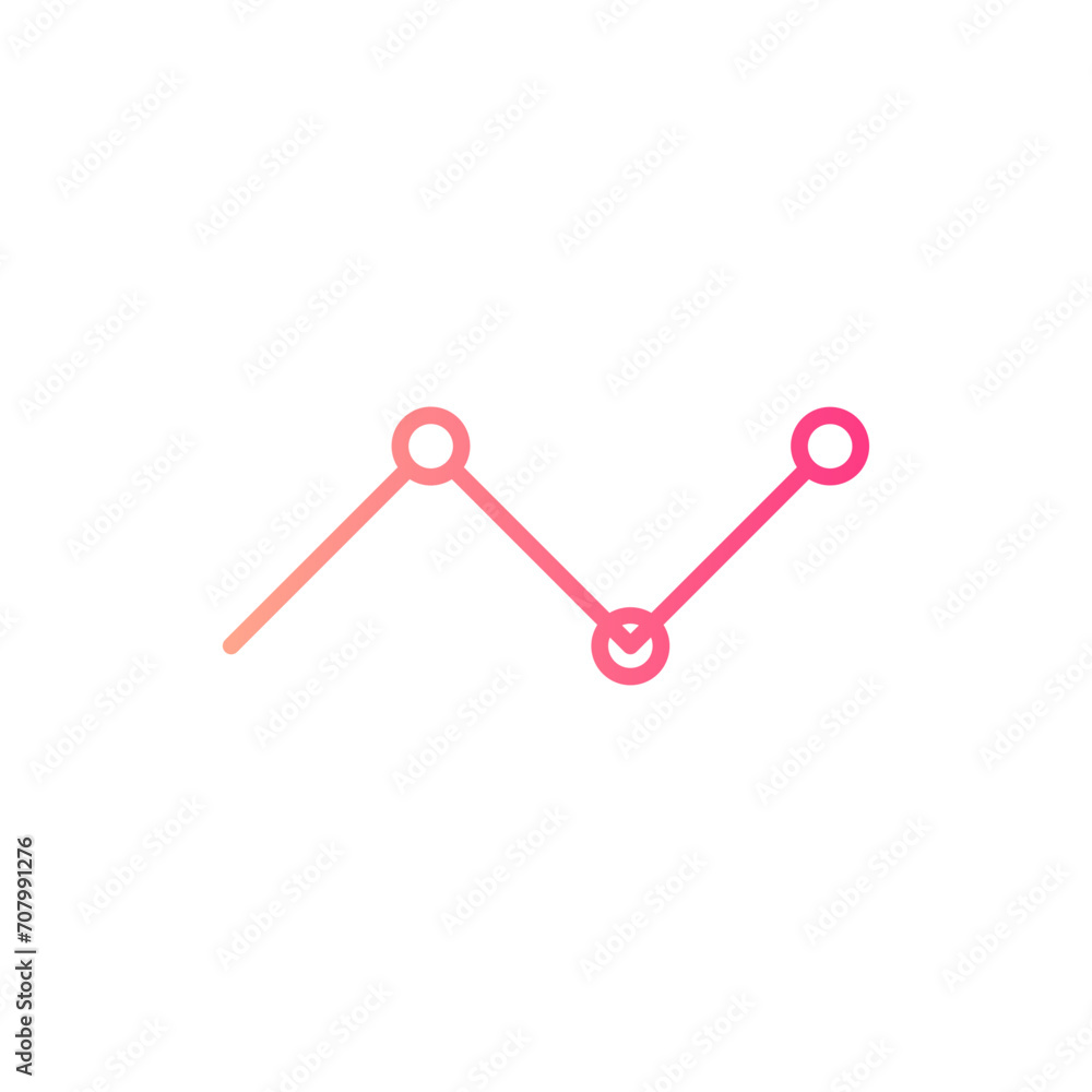 chart gradient icon chart gradient icon
