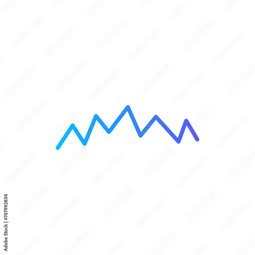 chart gradient icon chart gradient icon