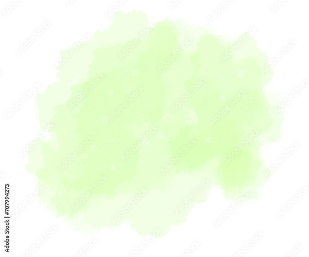 Pastel green splash watercolor abstract background
