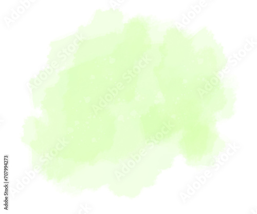 Pastel green splash watercolor abstract background 