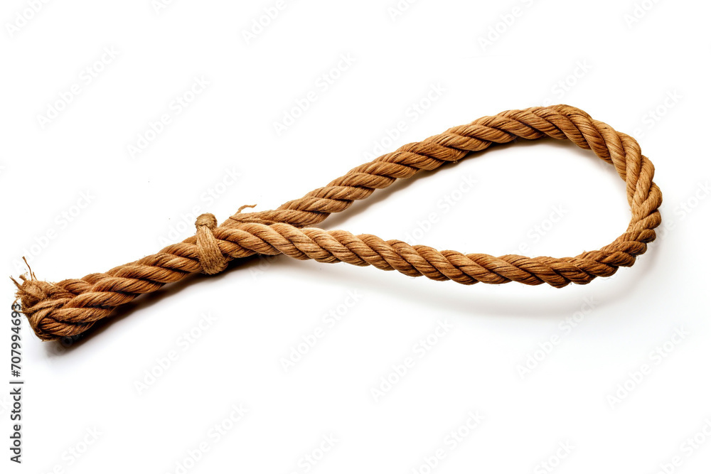 Hunting drag rope isolated on white background headlamp isolated on white background created with Generative Ai Hunting drag rope isolated on white background headlamp isolated on white background created with Generative Ai