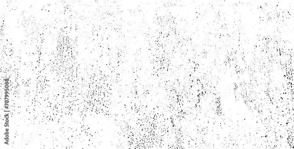 Abstract vector noise. Small particles of debris and dust. Distressed uneven background. Grunge with fine grains isolated on white background. Vector illustration. EPS10.