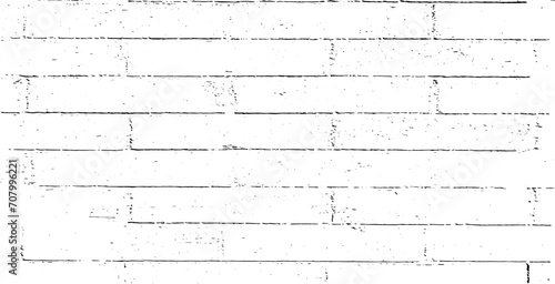 Old brick wall texture. Grunge Urban Background Vector. Distressed Grainy Grungy Overlay Effect. Vector Illustration. EPS 10.