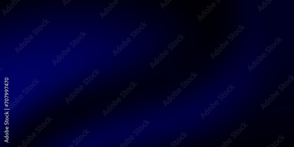 Deep blue abstract blurred gradient background illustration