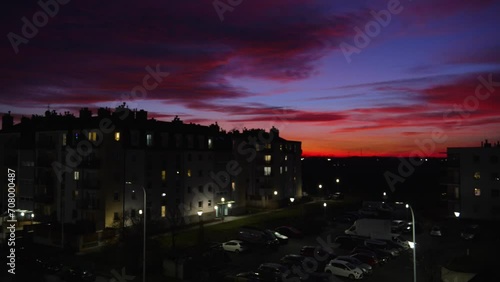 Wallpaper Mural panorama of a residential complex at sunset Germany Torontodigital.ca