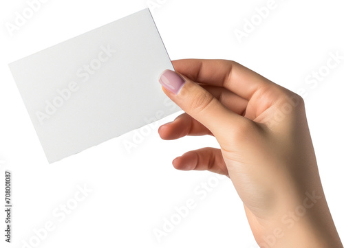 Hand holding blank card mockups illustration PNG element cut out transparent isolated on white background ,PNG file ,artwork graphic design.