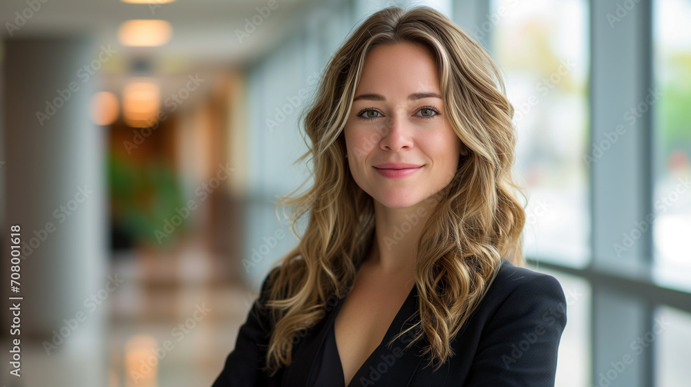 Smiling Professional: Young Businesswoman in the City Smiling Professional: Young Businesswoman in the City