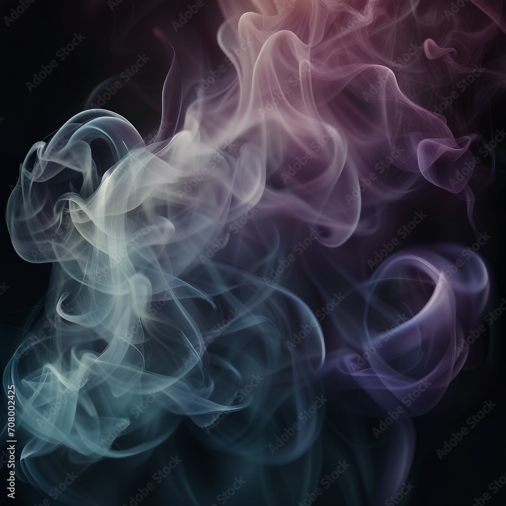 smoke plume wave illustration background