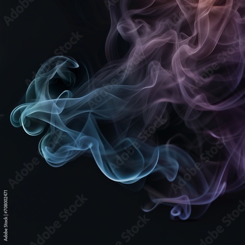 smoke plume wave illustration background © Rani