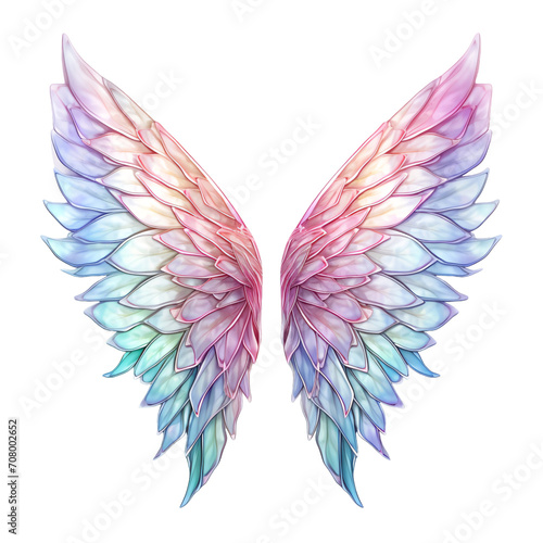 Pink fairy wings png