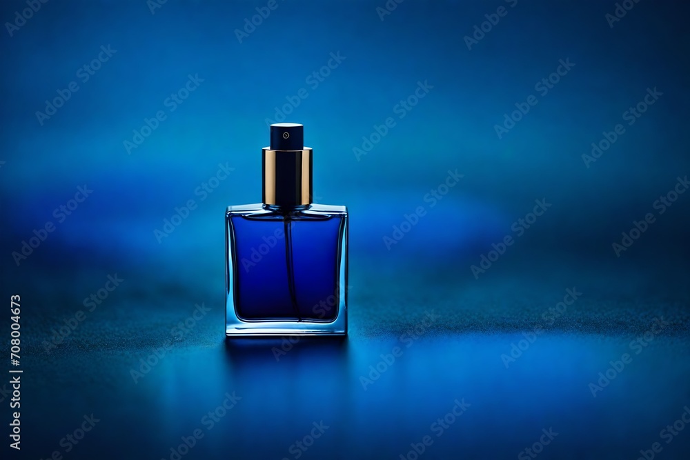 perfume flacon template , blue pigment powder and colored sand background tiltshift blur perfume flacon template , blue pigment powder and colored sand background tiltshift blur