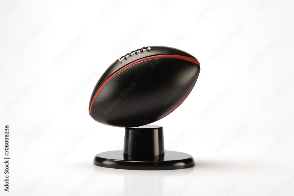 Rugby kicking tee isolated on white background created with Generative Ai Rugby kicking tee isolated on white background created with Generative Ai