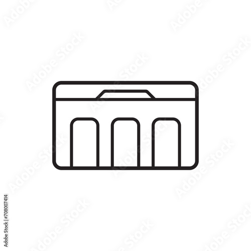 Styrofoam lunch box icon vector illustration design