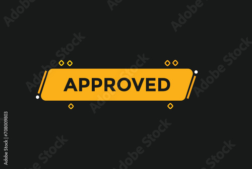 new website, click button learn approved, level, sign, speech, bubble banner 