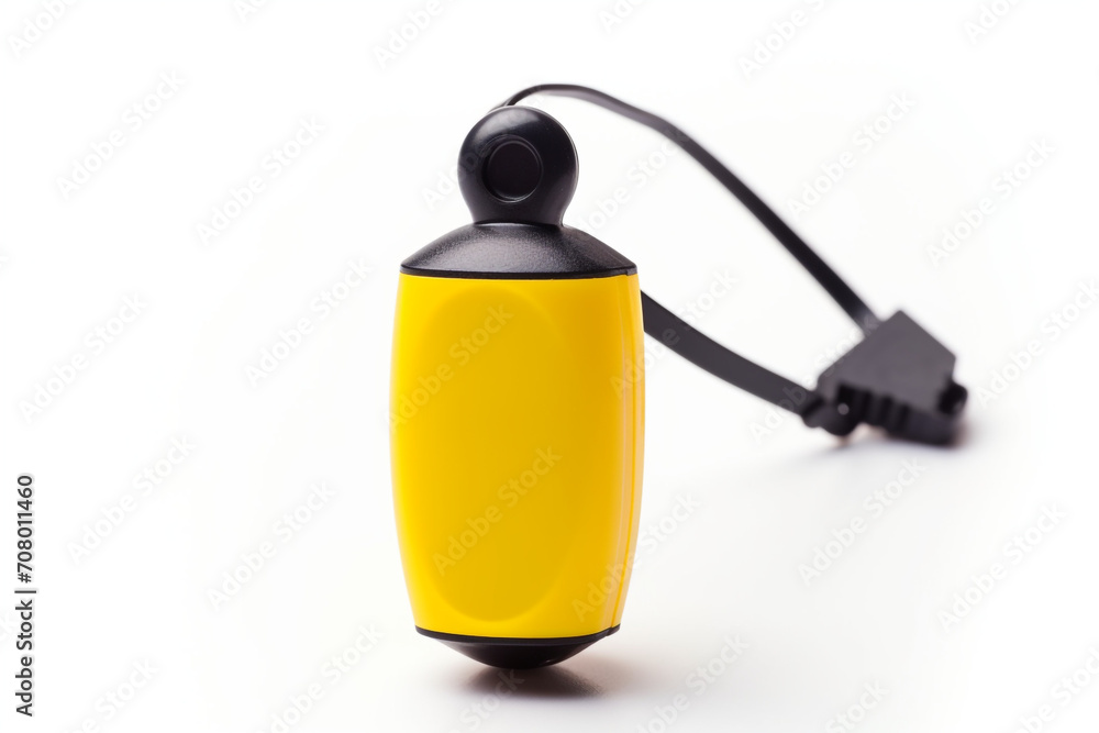Soccer referee whistle isolated on white background created with Generative Ai Soccer referee whistle isolated on white background created with Generative Ai