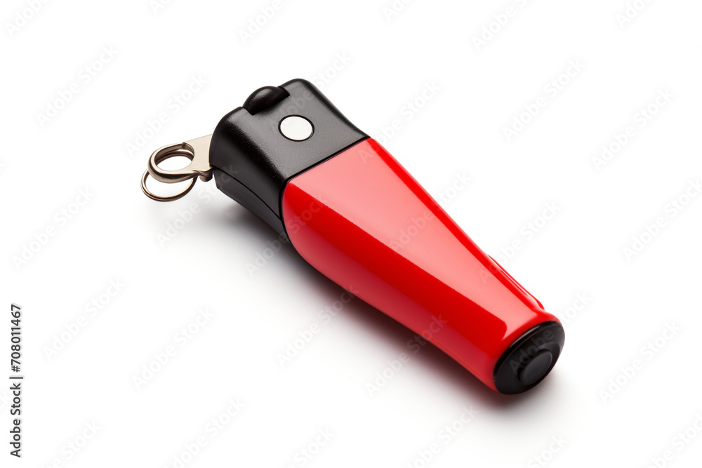Soccer referee whistle isolated on white background created with Generative Ai Soccer referee whistle isolated on white background created with Generative Ai